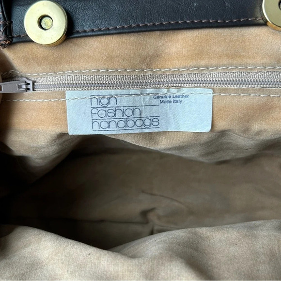 Vintage High Fashion Croc Patent Leather Suede  Leather Crossbody Clutch - Picture 11 of 15